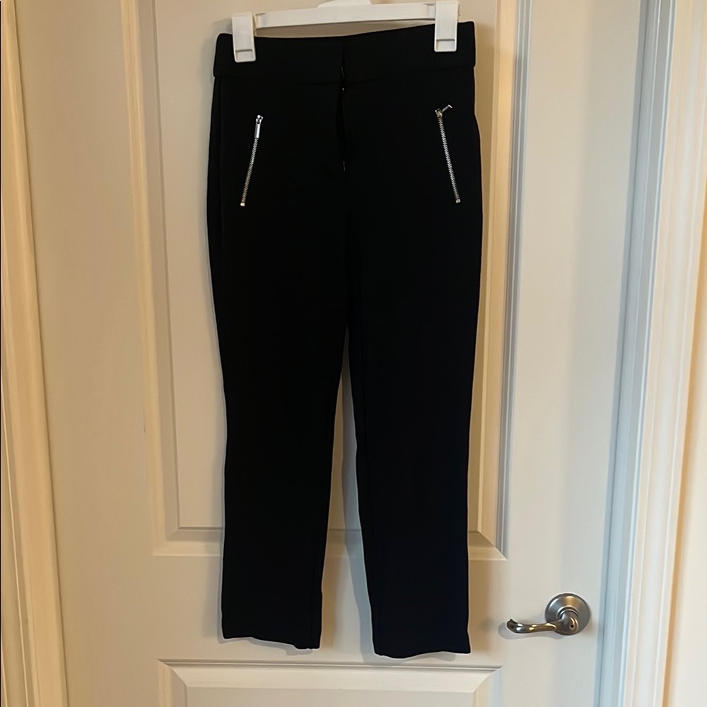 Black Pants with Zipper Pockets